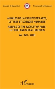 Iya Moussa - Annales de la Faculté des arts, lettres et sciences humaines de l'Université de Ngaoundéré - Volume 17.