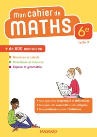 Mathématiques 6e Mon cahier de maths