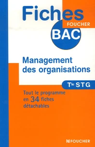 Management des organisations Tle STG