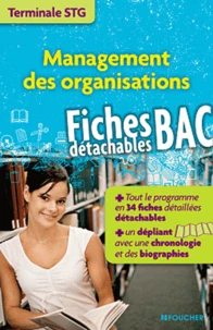 Management des organisations Tle STG