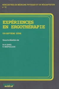 Expériences en ergothérapie