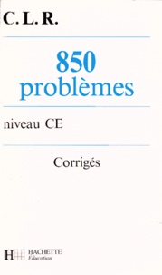 J Coruble et J Rosa - 850 Problemes. Corriges.