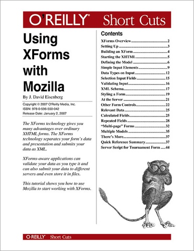J. David Eisenberg - Using XForms with Mozilla.