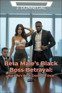 Beta Male's Black Boss Betrayal: Hotwife's Desk Creampie Deal