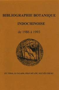 Bibliograpjie botanique indochinoise de 1986 à 1993