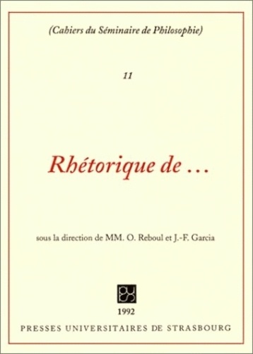 J-F Garcia et Olivier Reboul - Rhetorique De.....