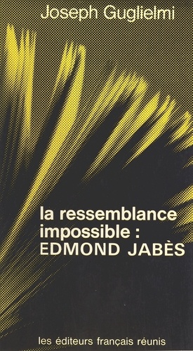 La Ressemblance impossible, Edmond Jabès