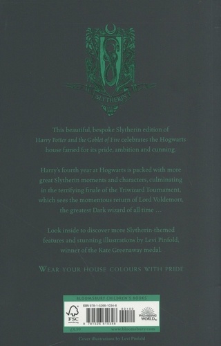 Harry Potter  Harry Potter and the Goblet of Fire. Slytherin Edition