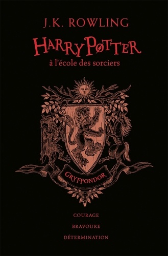 Harry Potter Tome 1 Harry Potter à l'école des sorciers (Gryffondor). Edition collector 20e anniversaire