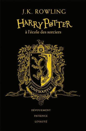 Harry Potter Tome 1 Harry Potter à l'école des sorciers (Poufsouffle). Edition collector 20e anniversaire