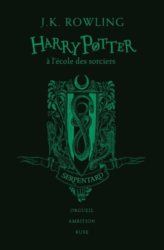 Harry Potter Tome 1 Harry Potter à l'école des sorciers (Serpentard). Edition collector 20e anniversaire