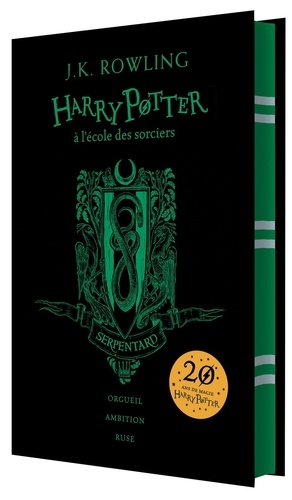 Harry Potter Tome 1 Harry Potter à l'école des sorciers (Serpentard). Edition collector 20e anniversaire