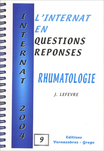J Lefevre - Rhumatologie.