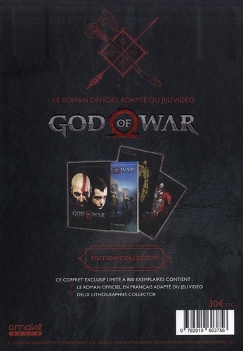 God of war. Le roman officiel du jeu video  Edition collector