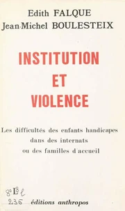 Institution et violence