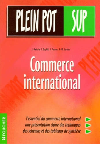J-M Sarhan et Jacques Duboin - Commerce international.