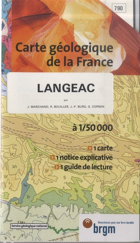 J. Marchand et Robert Bouiller - Langeac 1/50 000.