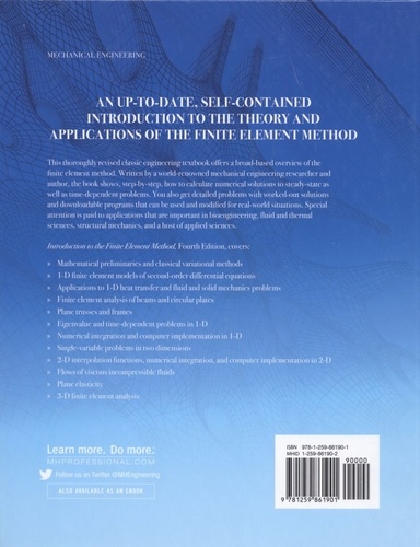 Introduction to the Finite Element Method 4th edition