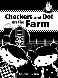 Checkers and Dot on the Farm