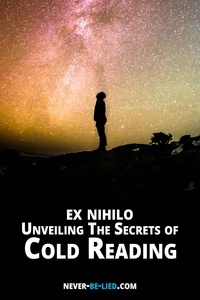 Jack Adams - Ex Nihilo : Unveiling The Secrets of Cold Reading.