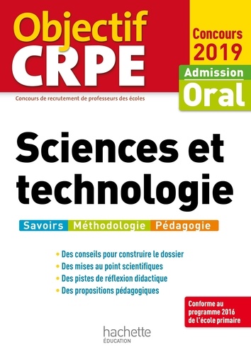 Jack Guichard et Marc Antoine - Objectif CRPE Sciences et technologie 2019.
