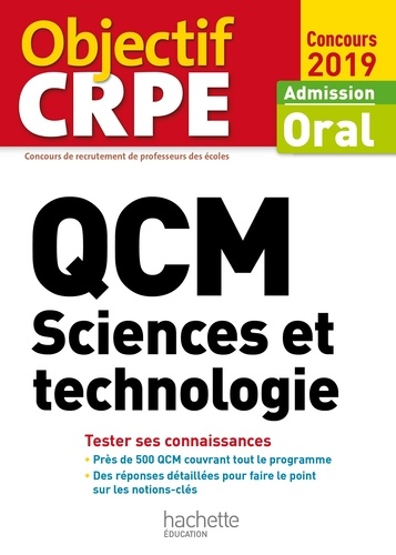 Jack Guichard et Marc Antoine - QCM CRPE : Sciences et technologie 2019.