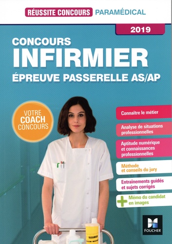 Concours infirmier. Epreuve passerelle AS/AP  Edition 2019