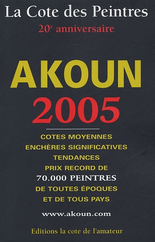 Jacky-Armand Akoun - La cote des peintres.
