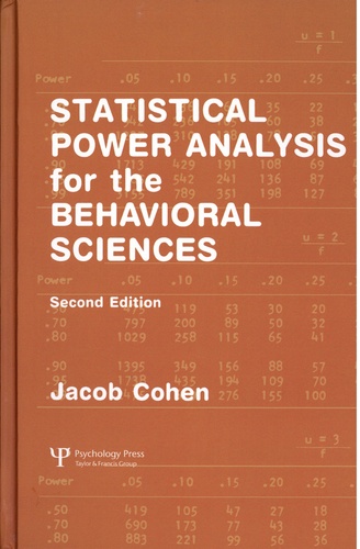 Jacob Cohen - Statistical Power Analysis.