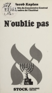 Jacob Kaplan - N'Oublie Pas.