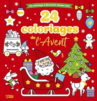 24 coloriages de l'Avent