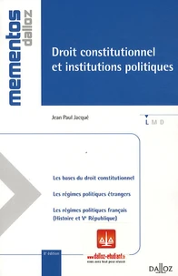 Droit constitutionnel et institutions politiques 2010