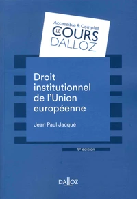 Droit institutionnel de l'Union européenne