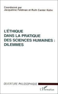 L'éthique dans la pratique des sciences humaines