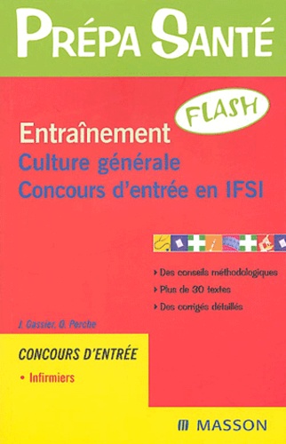 Jacqueline Gassier et Olivier Perche - Entrainement culture générale - Concours d'entrée en IFSI.