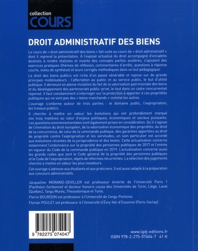 Droit administratif des biens. Cours, réflexions et débats 11e édition