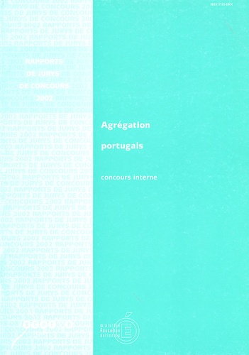 Jacqueline Penjon - Agrégation portugais - Concours interne 2002.