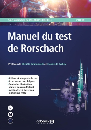 Manuel du test de Rorschach. Approche formelle et psychodynamique 2e édition