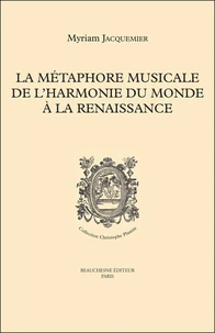 La métaphore musicale de l'harmonie du monde à la Renaissance