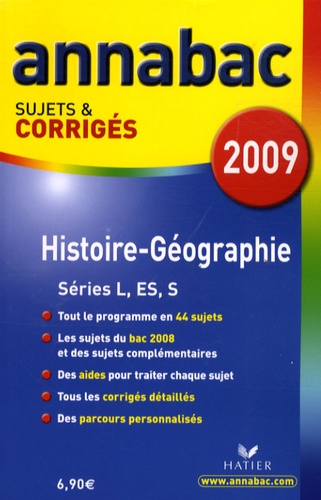 Jacques Asklund et Bruno Descamps - Histoire-Géographie séries L, ES, S - Sujets et corrigés.