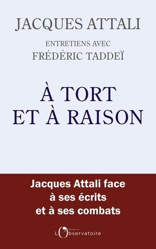 Le Livre De Raison: Roman Jacques Attali A tort et à raison de Jacques Attali - Grand Format - Livre - Decitre