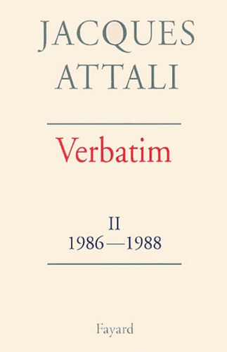 Verbatim. Tome 2, 1986-1988