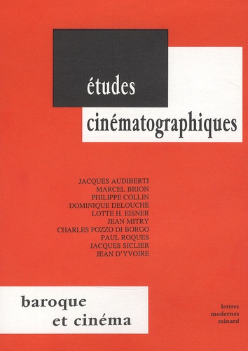 Jacques Audiberti et Marcel Brion - Baroque et cinéma.
