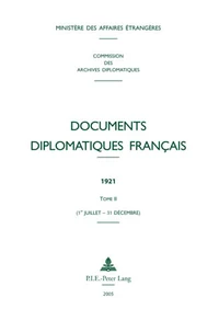 Documents diplomatiques français 1921