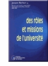 Jacques Berleur - Des roles et missions de l'universite.