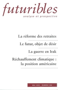 Jacques Bichot et Chantal LEBRUN - Futuribles N° 286 Mai 2003.