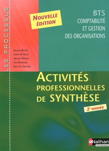 Jacques Boutet et Sarah De Gryse - Activités professionnelles de synthèse BTS CGO 2e année.