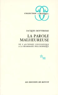 LA PAROLE MALHEUREUSE.