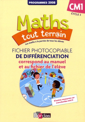 Maths tout terrain CM1 - Fichier photocopiable de... de Jacques Brun -  Livre - Decitre