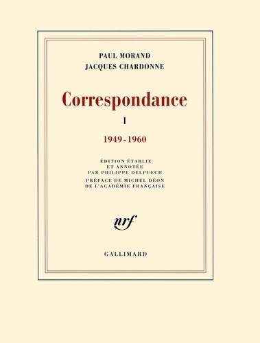 Correspondance. Tome 1, 1949-1960